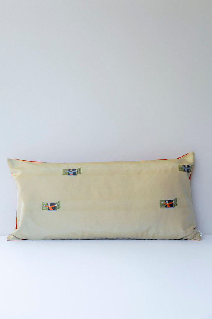 The Lovers at the Window (I Morosi alla Finestra) Cushion: Gio Ponti 30 x 60cm