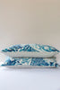 The Wave Cushion in Mineral Blue 30 x 60cm