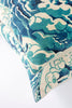 The Wave Cushion in Mineral Blue 30 x 60cm