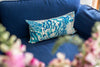 The Wave Cushion in Mineral Blue 30 x 60cm