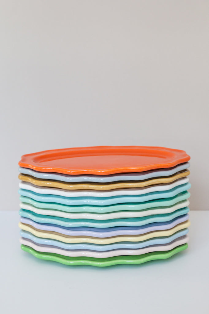 bebe oval scalloped platters