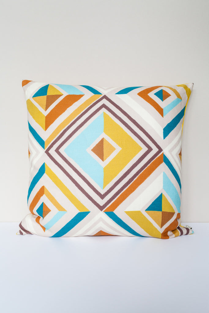 Sunset Poppy Gold Cushion: Larsen