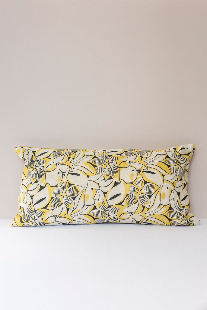 Bouquet D’Arum Cushions in Lemon: Raoul Dufy 30 x 60cm