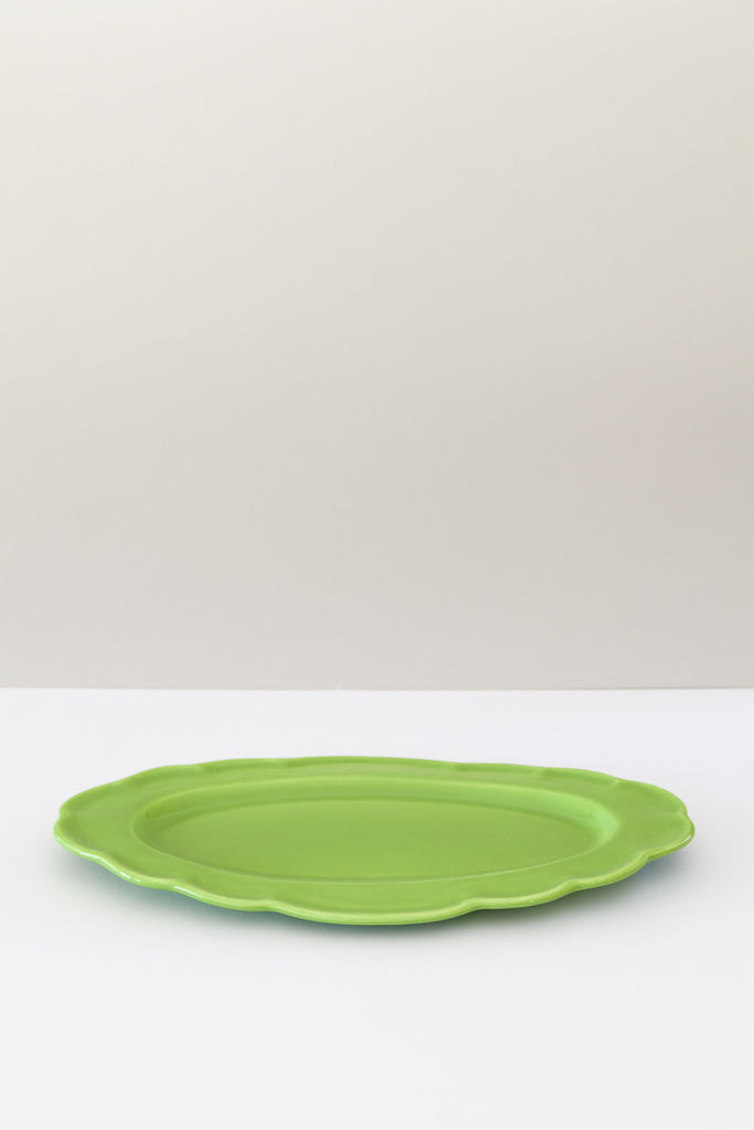 Leone Oval Scalloped Platter